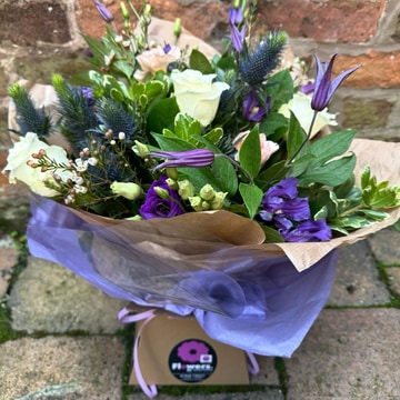 Amethyst wishes hand tied
