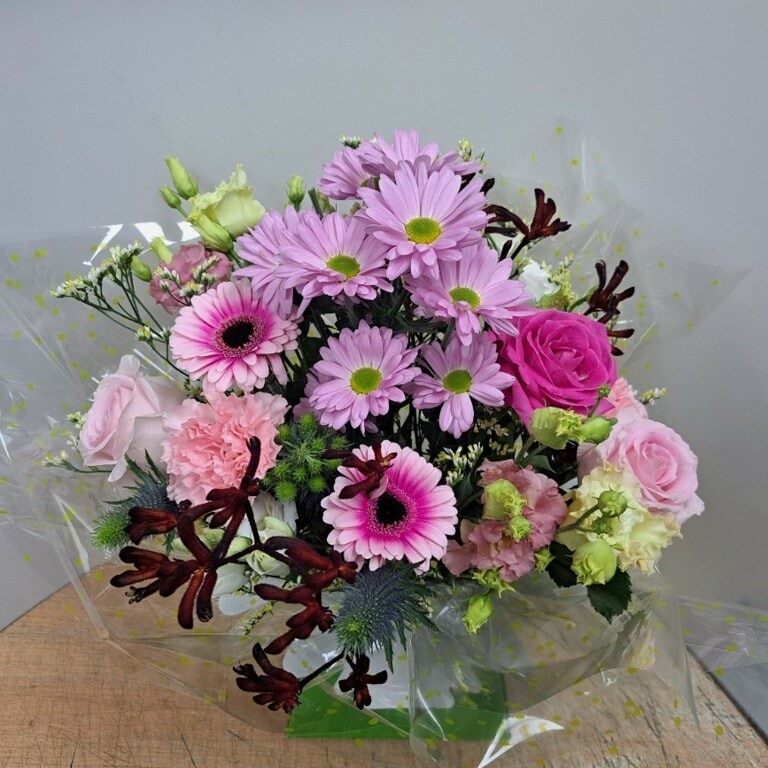 Florist choice seasonal water vase