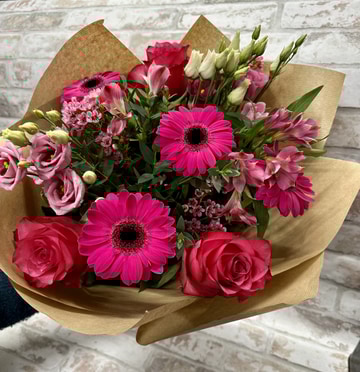 Raspberry ripple bouquet