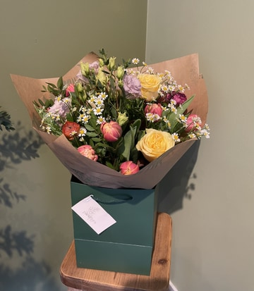 Seasonal spring bouquet