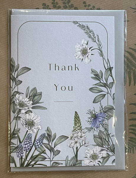 Thank you card