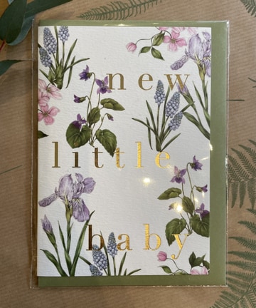 New baby card