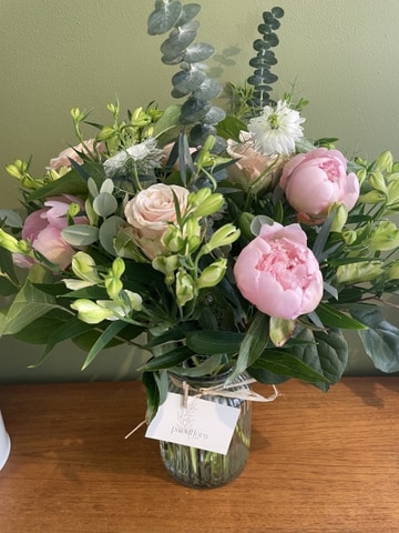 Sweetie jar arrangement