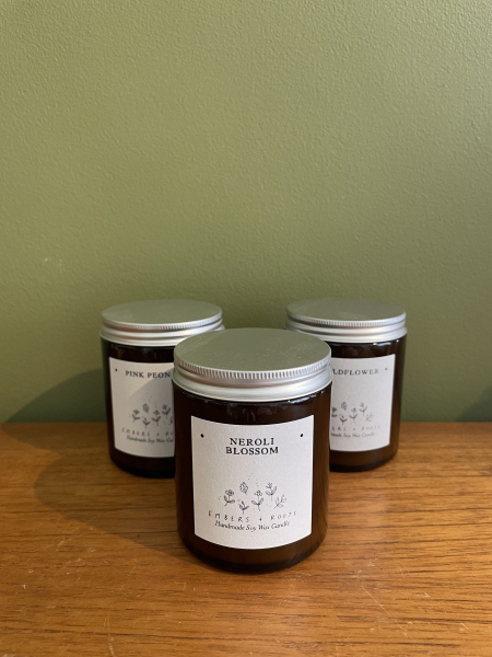 Natural scented candle