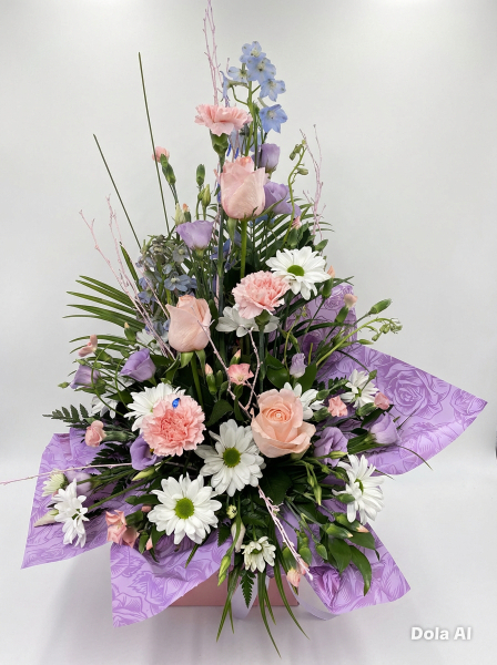 Floral gift box