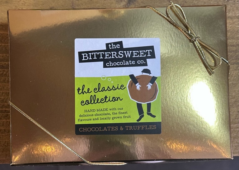 Box of 12 artisan truffles by bittersweet chocolates