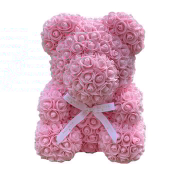 Charming rose bear