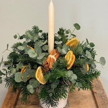 Candle centrepiece