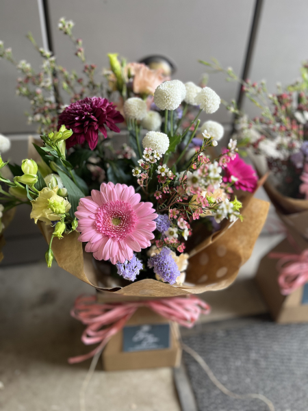 Floral box bouquet