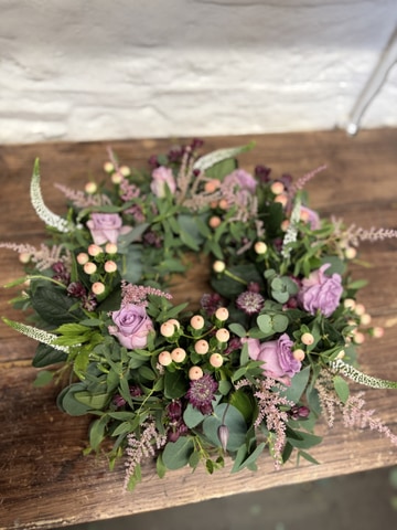 Rustic forest wreath