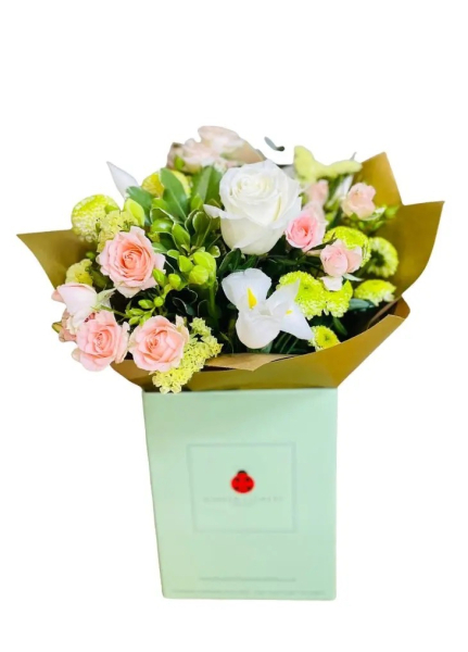Clean pastel bouquet