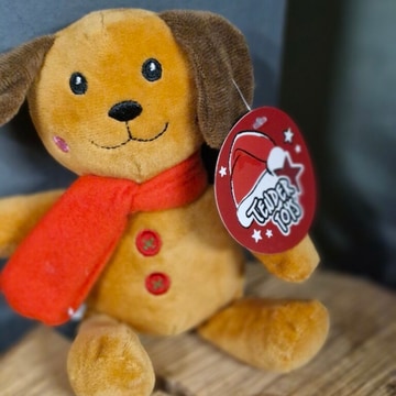 Christmas plush-puppy