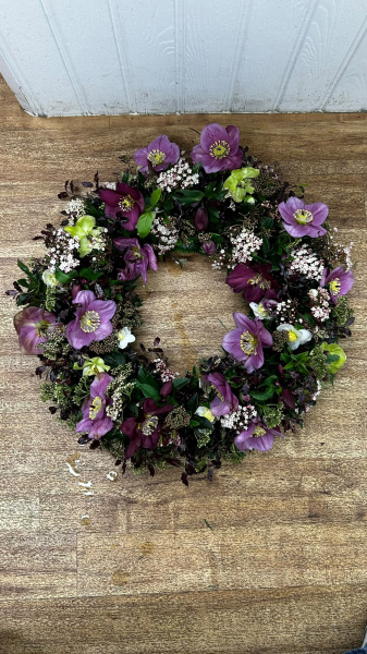 Purple wreath