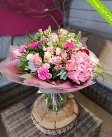 Pink perfection vase