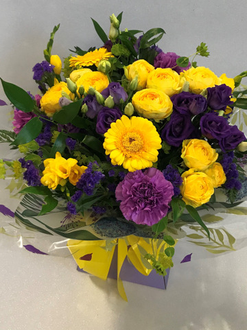 Fresh-funky hand-tied