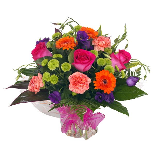 Vibrant hand tied