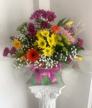 Mixed hand tied