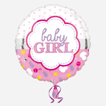 Baby balloon girl