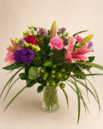 Floral belle vase