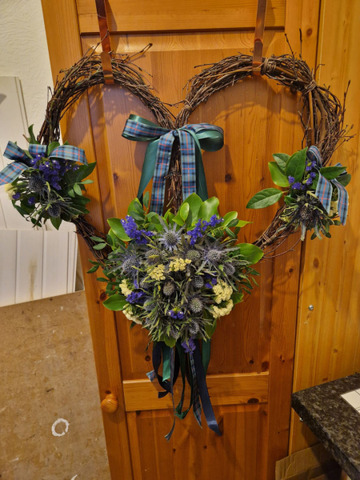 Scottish thistle heart