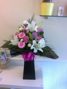 Tall modern lily box