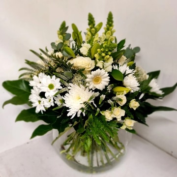 Large hand tied vase