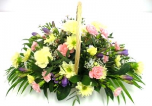 Traditional flower basket