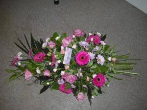 Pink sheaf in foam base