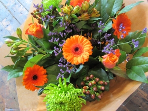 Florist choice hand tied