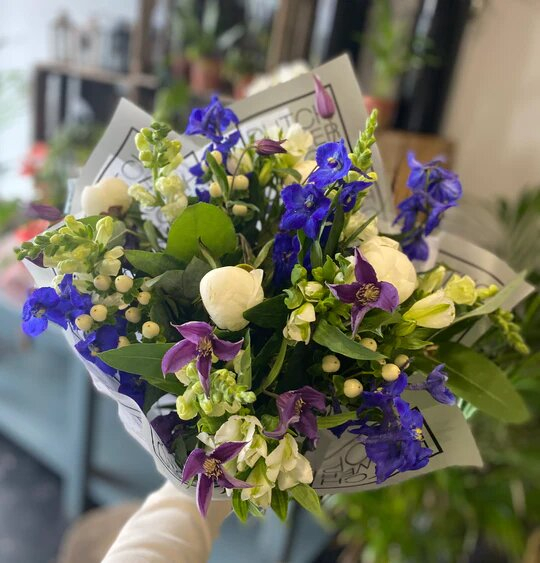 Beautiful blue