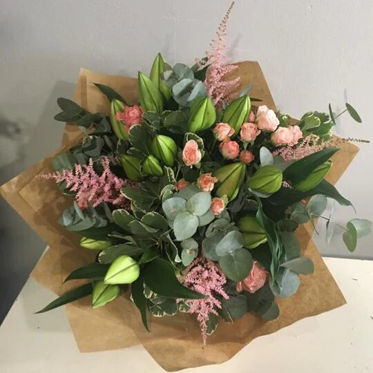 Lilies and roses