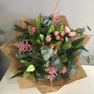 Lilies and roses