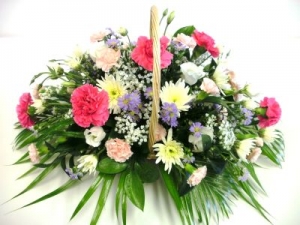 Fresh floral baskets