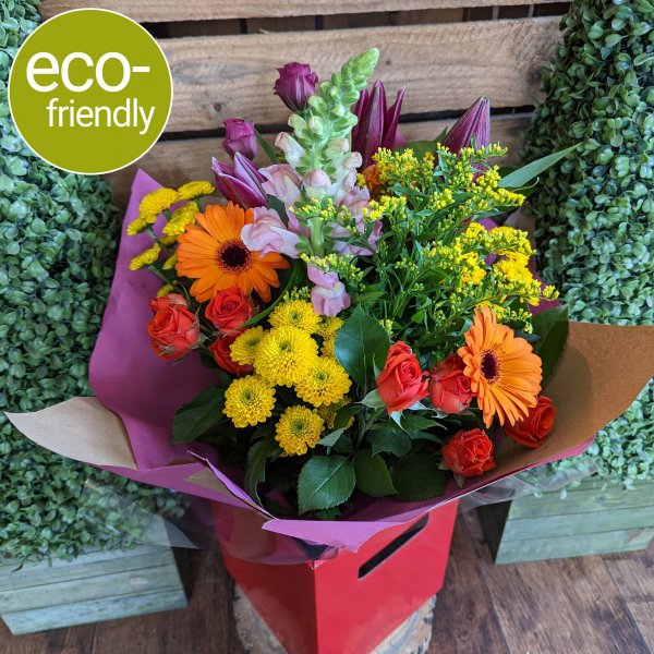 Vibrant gift box eco