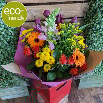 Vibrant gift box eco