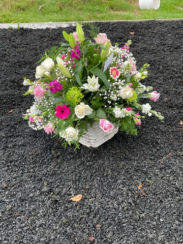 Pretty petals basket