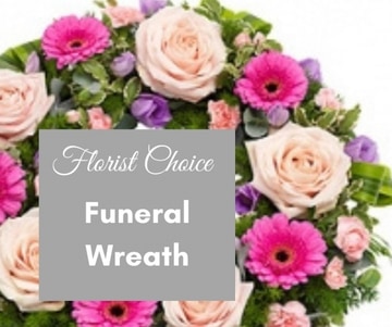 Florist choice wreath
