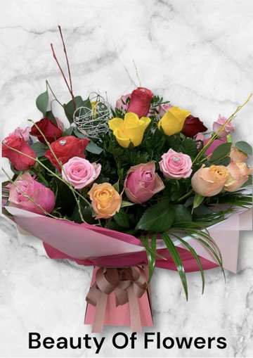 Mixed rose watered bq