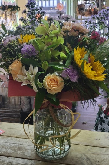Brighten my day vase