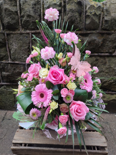 Front facing arrangement