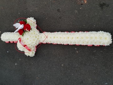 Cross and heart