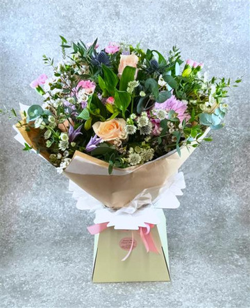 Mixed flower hand tied