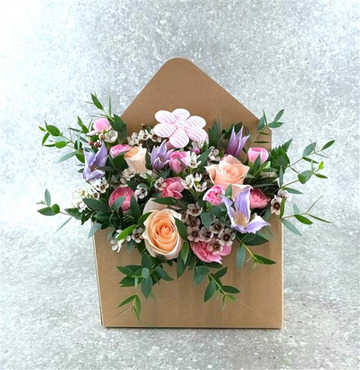 Sent with love pastel