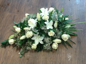 Rose and lily spray
