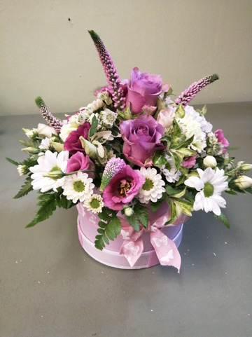 Pink delight hat box