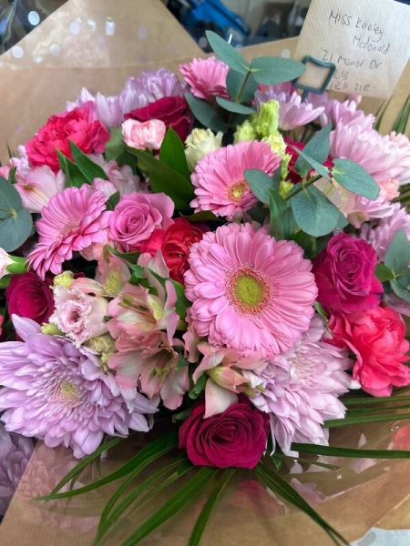 Pink harmony bouquet