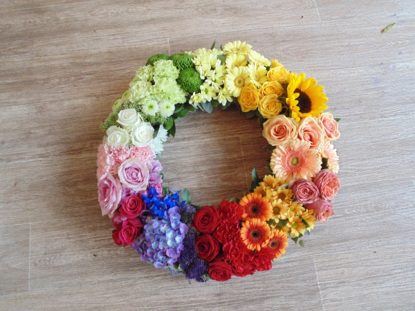 Spectrum wreath