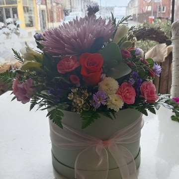 Colourful hatbox
