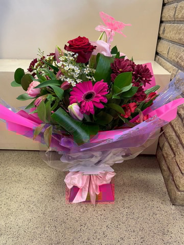 Pretty hand tied bouquet