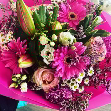 Pretty in pink bouquet